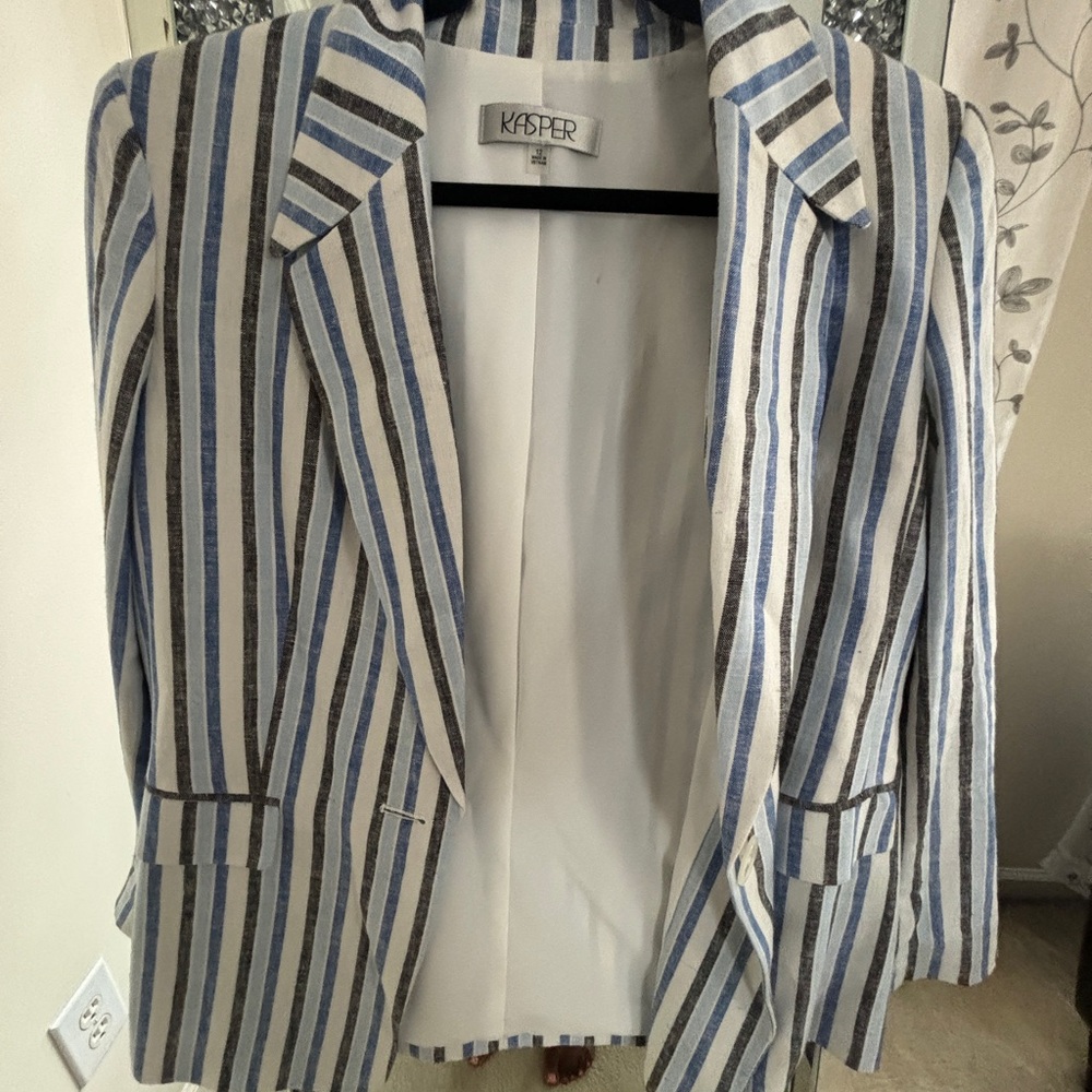 Casual Striped Kasper Jacket